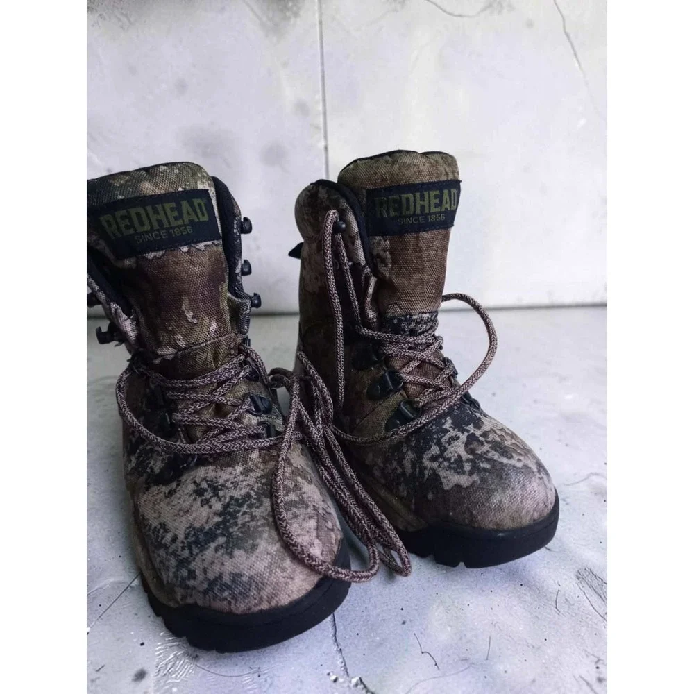 RedHead Kids Camo Hunting Boots Thinsulate Bone-Dry Waterproof Brown US 13339589